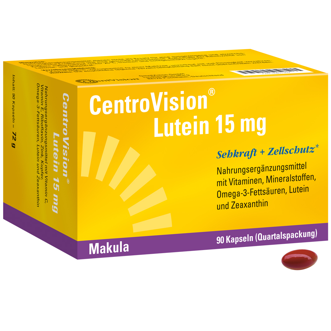 CENTROVISION Lutein 15 mg Kapseln