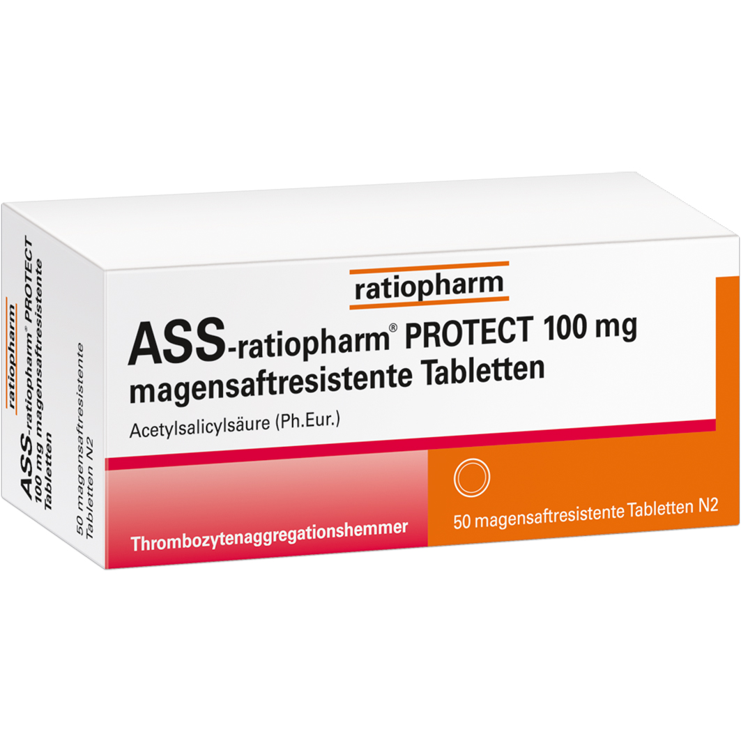 RATIOPHARM ASS-ratiopharm PROTECT 100 mg magensaftr.Tabletten