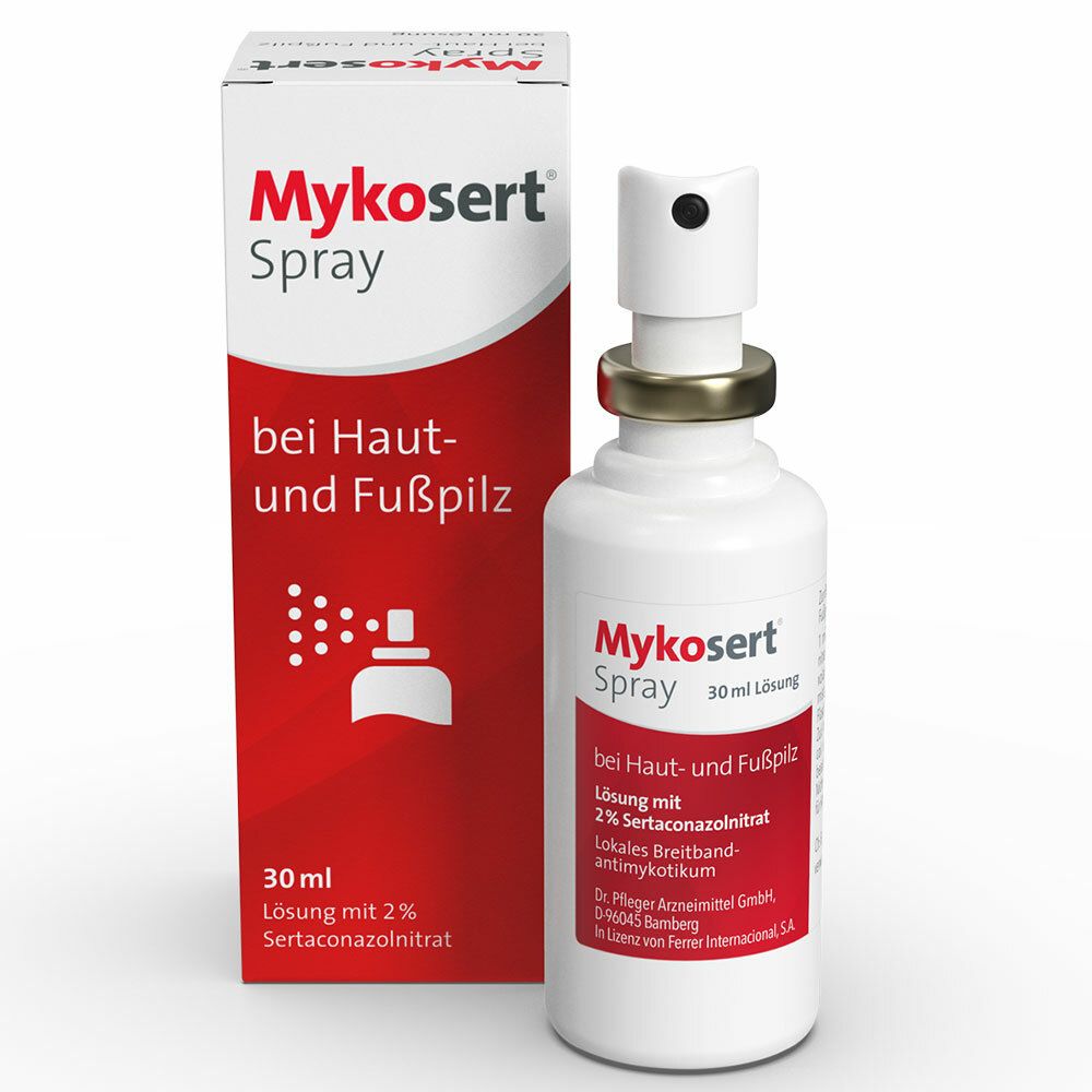 DR. PFLEGER MYKOSERT Spray bei Haut- und Fußpilz