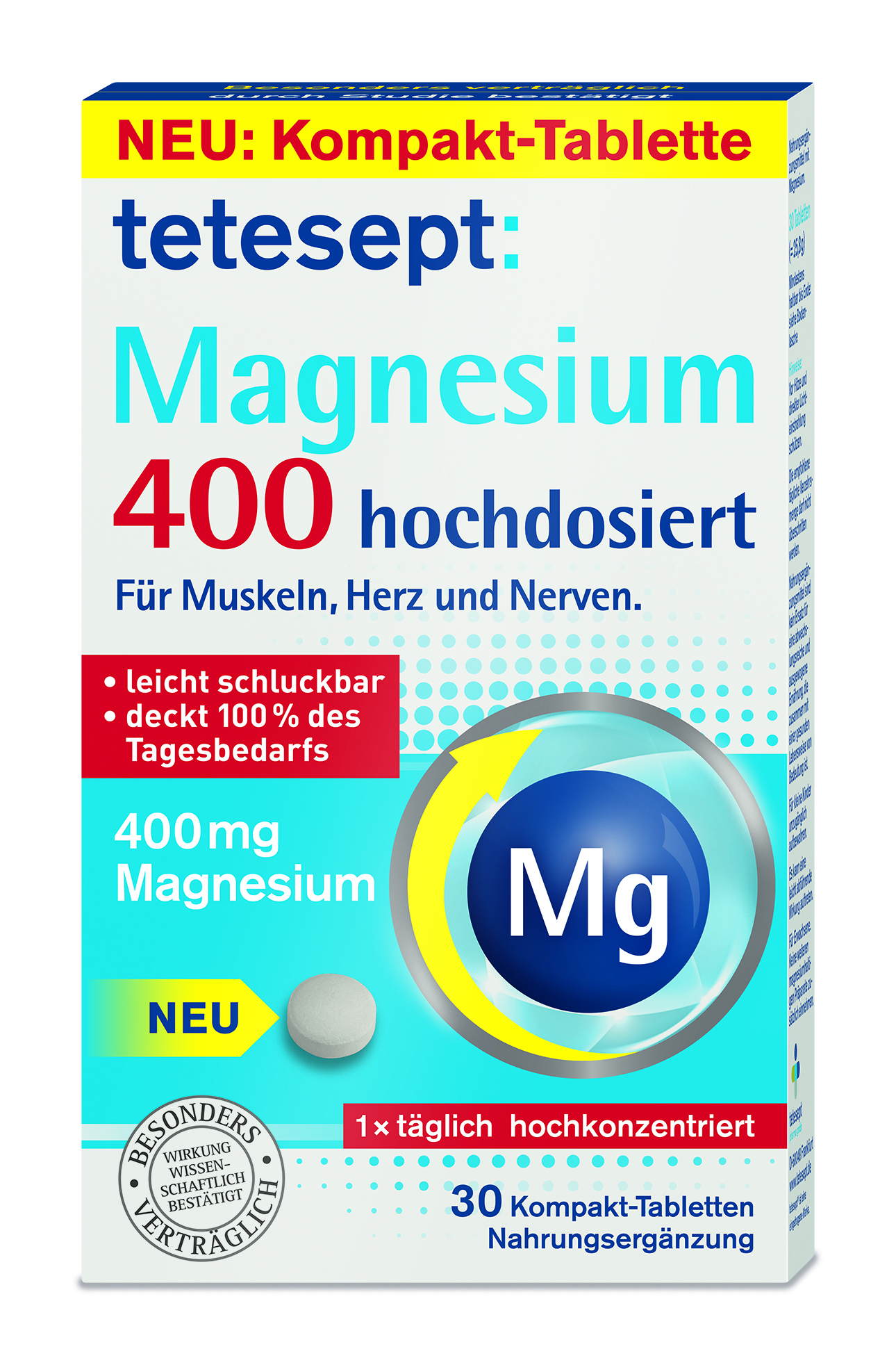 TETESEPT Magnesium 400 hochdosiert Tabletten