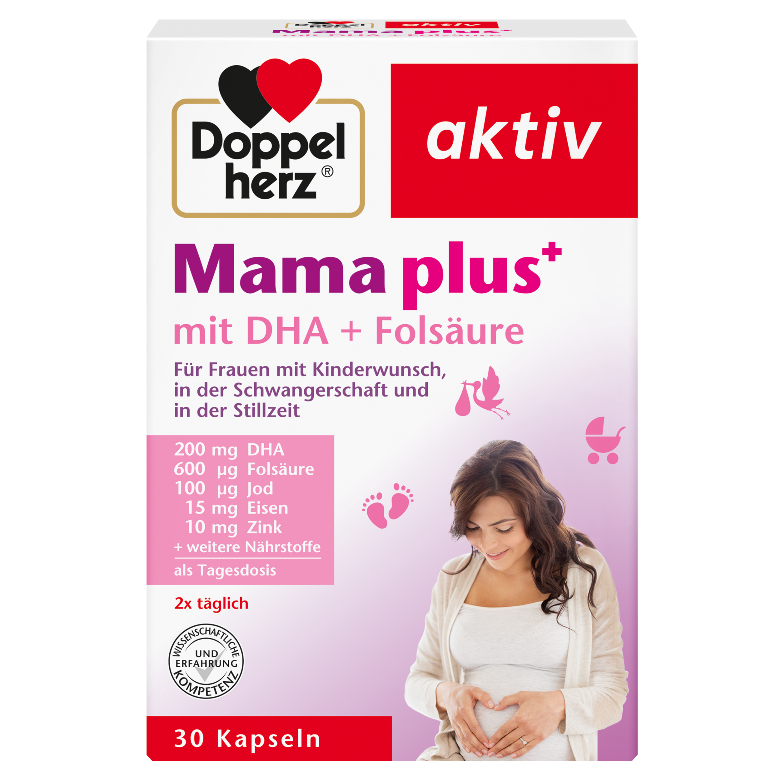 Doppelherz DOPPELHERZ Mama plus mit DHA+Folsäure Kapseln