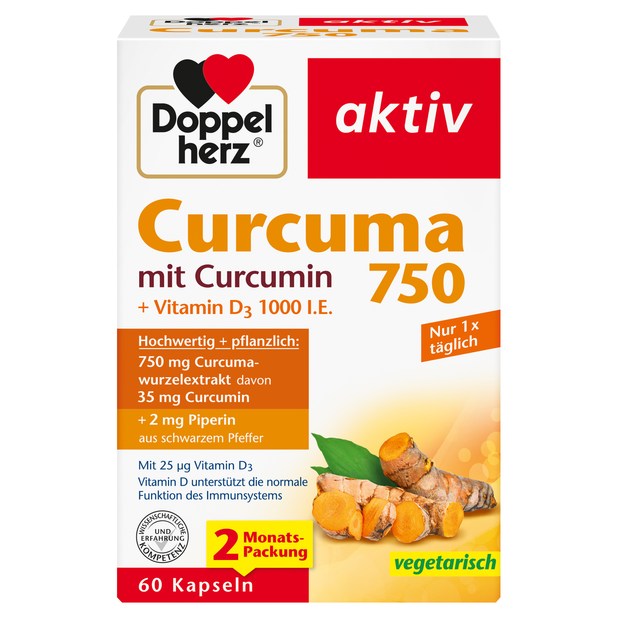 Doppelherz DOPPELHERZ Curcuma 750 Kapseln