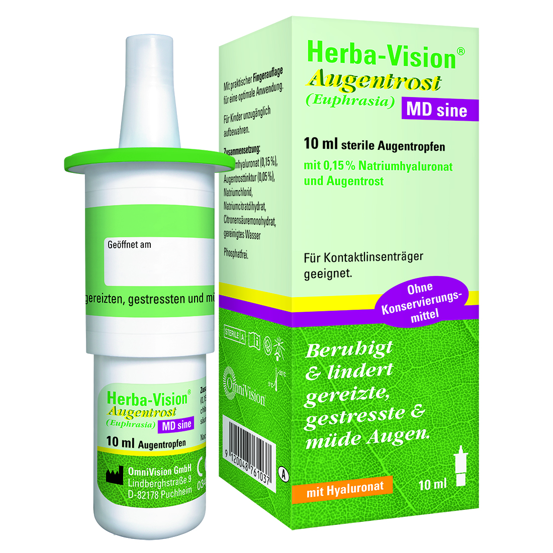 HERBA-VISION Augentrost MD sine Augentropfen