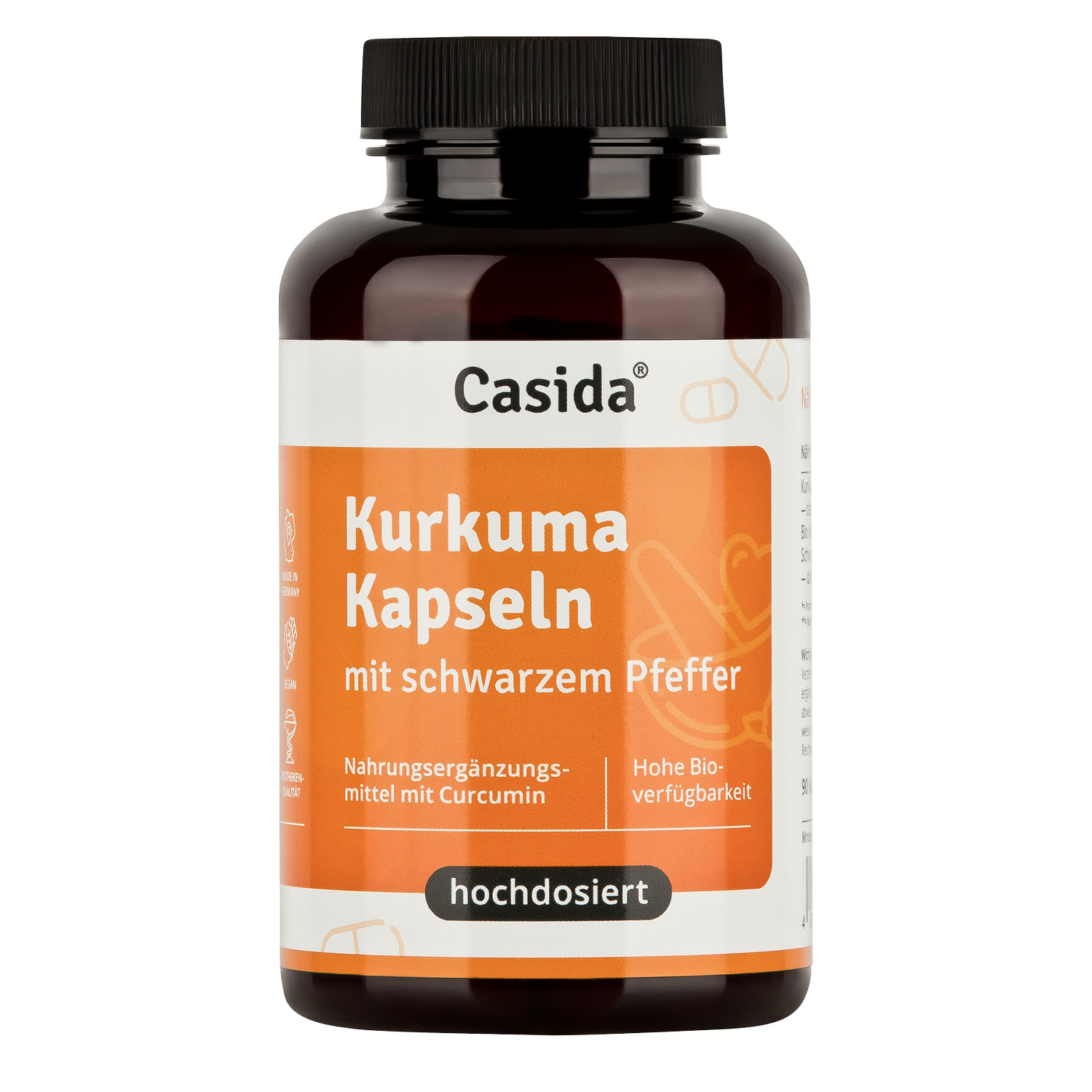 CASIDA KURKUMA KAPSELN+Pfeffer Curcumin hochdosiert