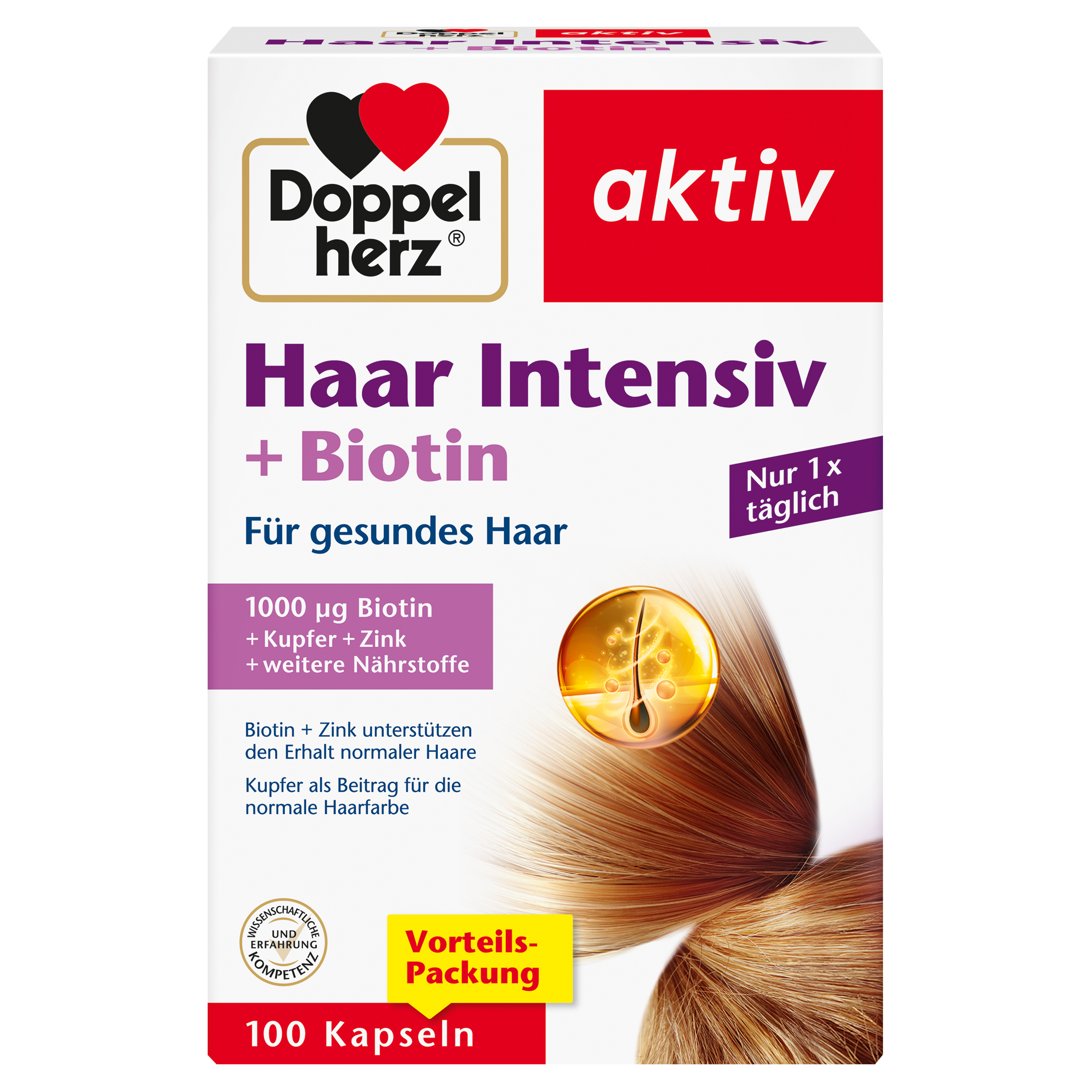 Doppelherz DOPPELHERZ Haar Intensiv+Biotin Kapseln