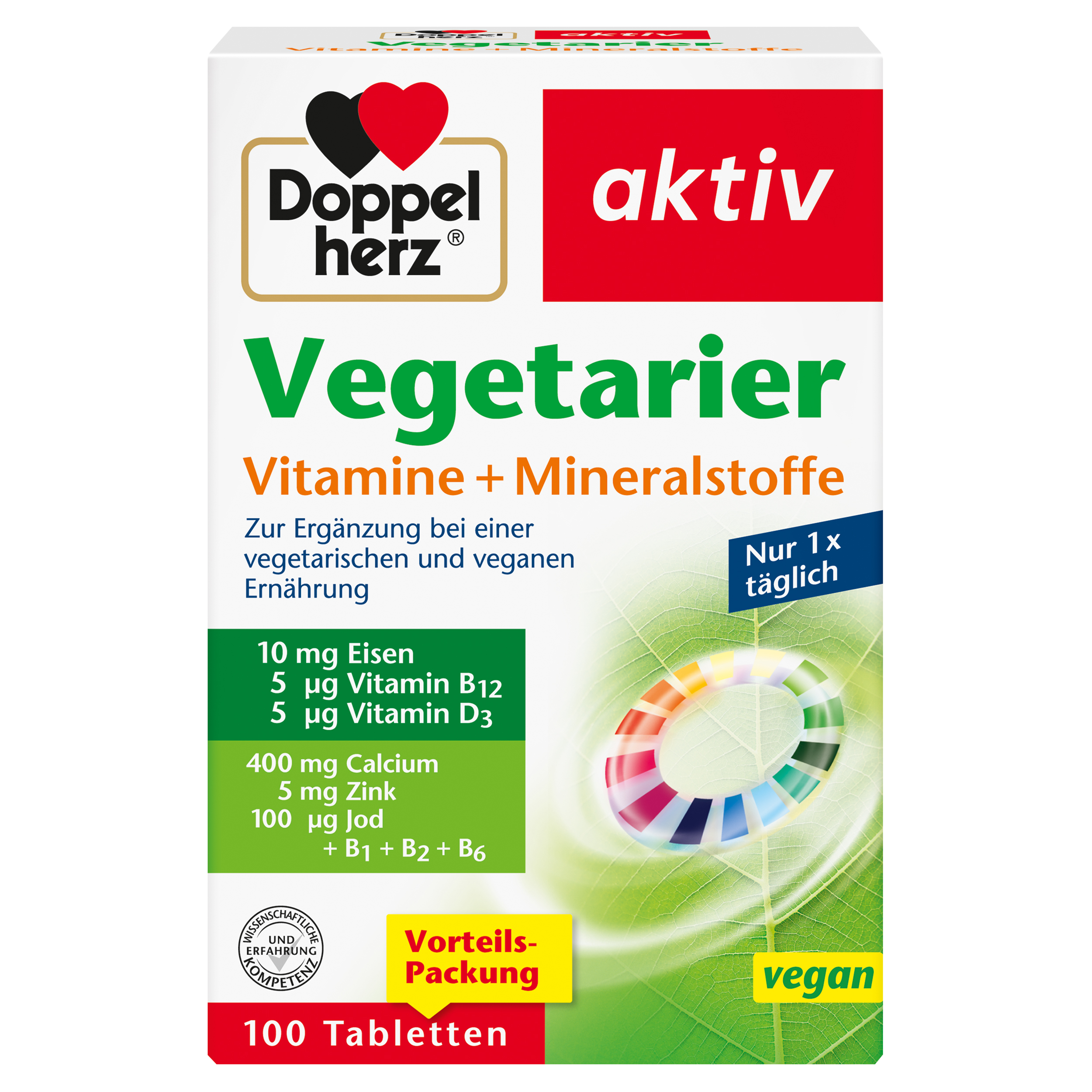 Doppelherz DOPPELHERZ Vegetarier Vitamine+Mineralstoffe aktiv