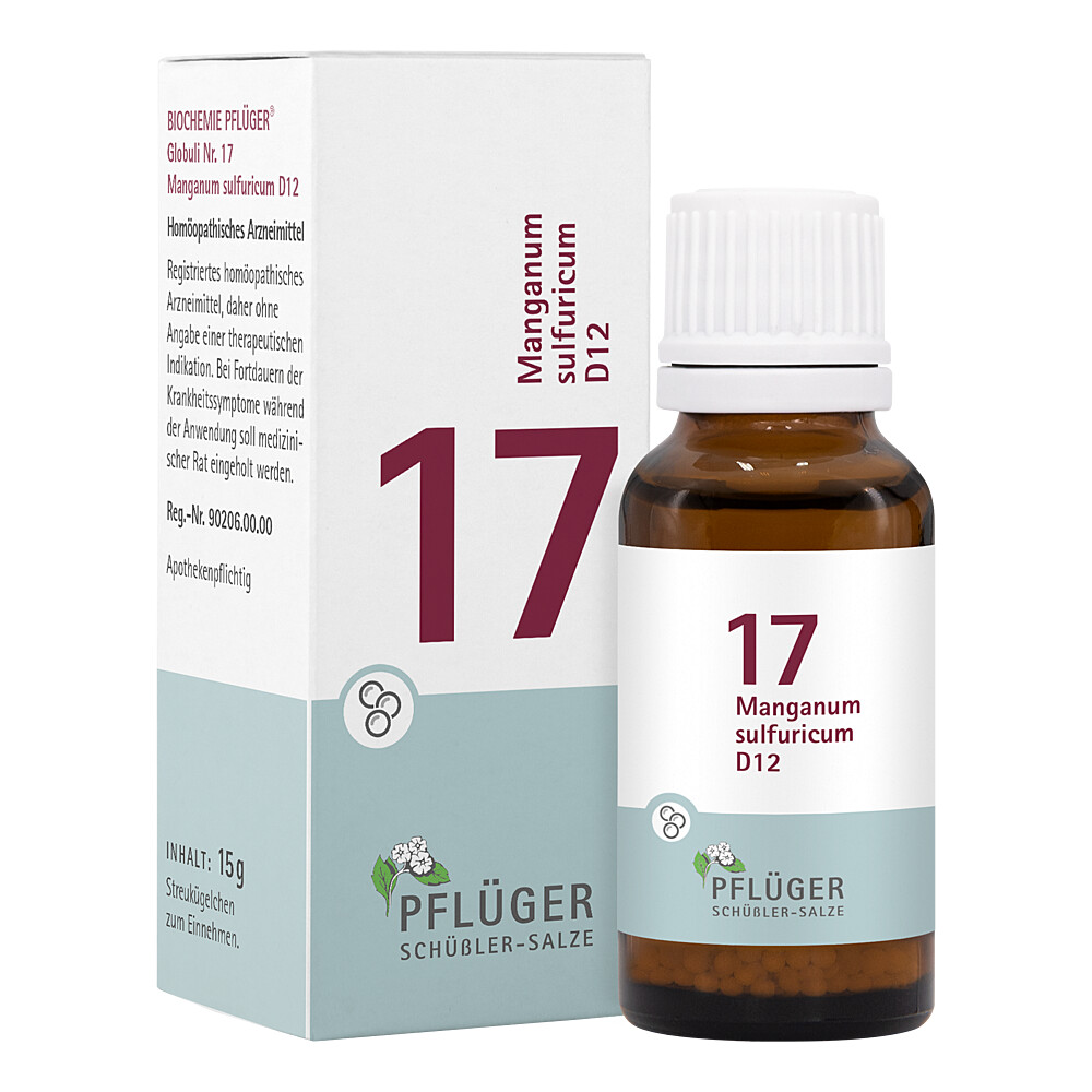 PFLÜGER BIOCHEMIE Pflüger 17 Manganum sulfuricum D 12 Gl.
