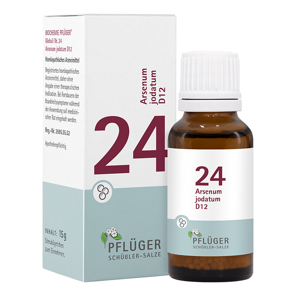 PFLÜGER BIOCHEMIE Pflüger 24 Arsenum jodatum D 12 Globuli