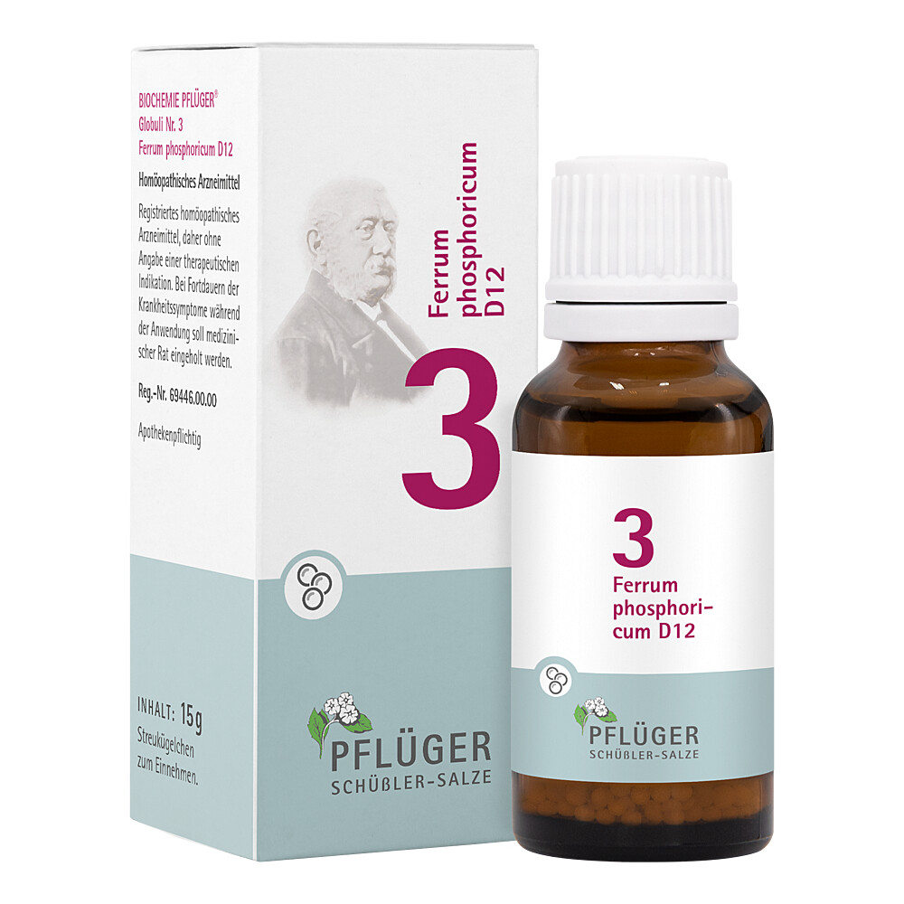PFLÜGER BIOCHEMIE Pflüger 3 Ferrum phosphoricum D 12 Glob.