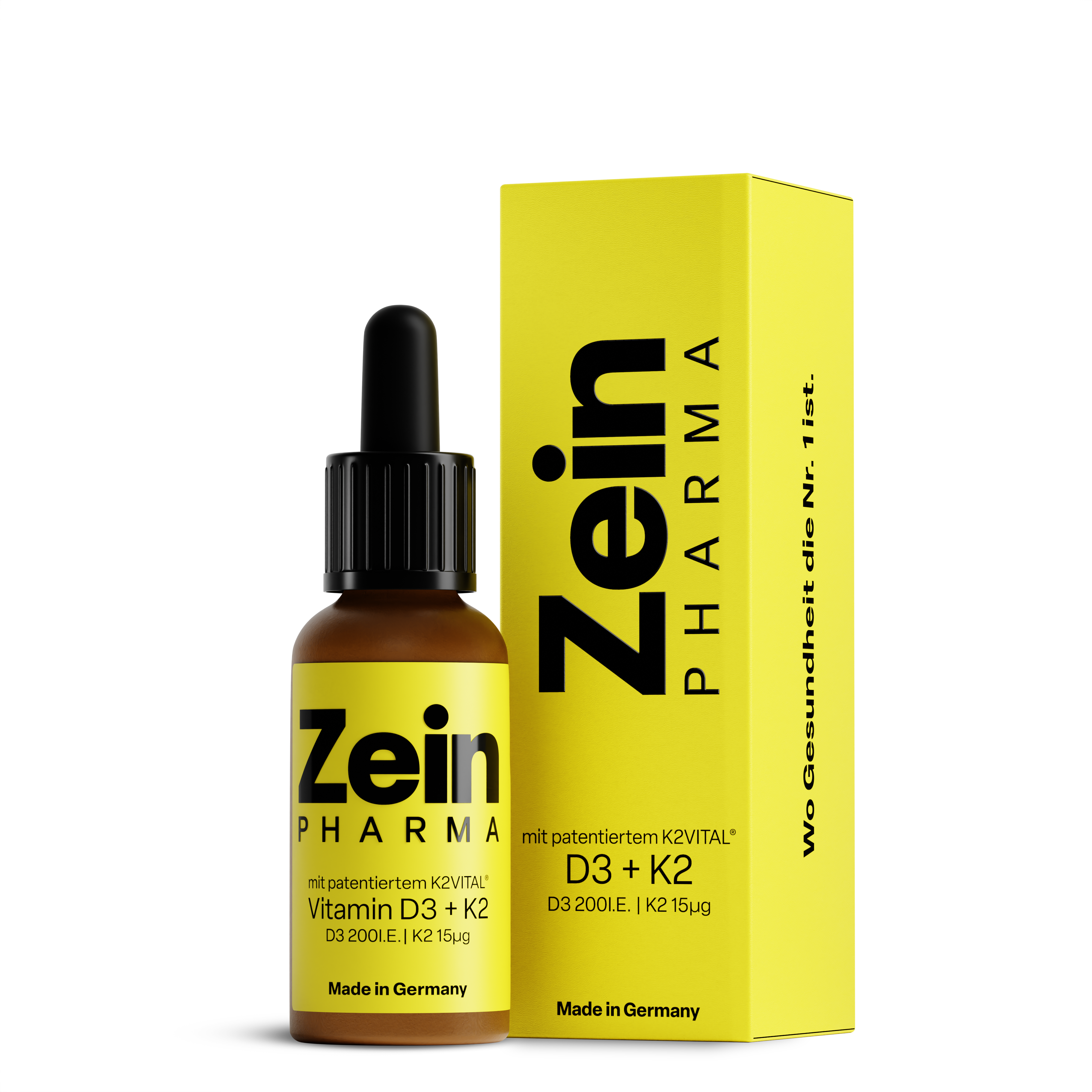 ZeinPharma VITAMIN D3+K2 MK-7 all trans Family Tropf.z.Einn.