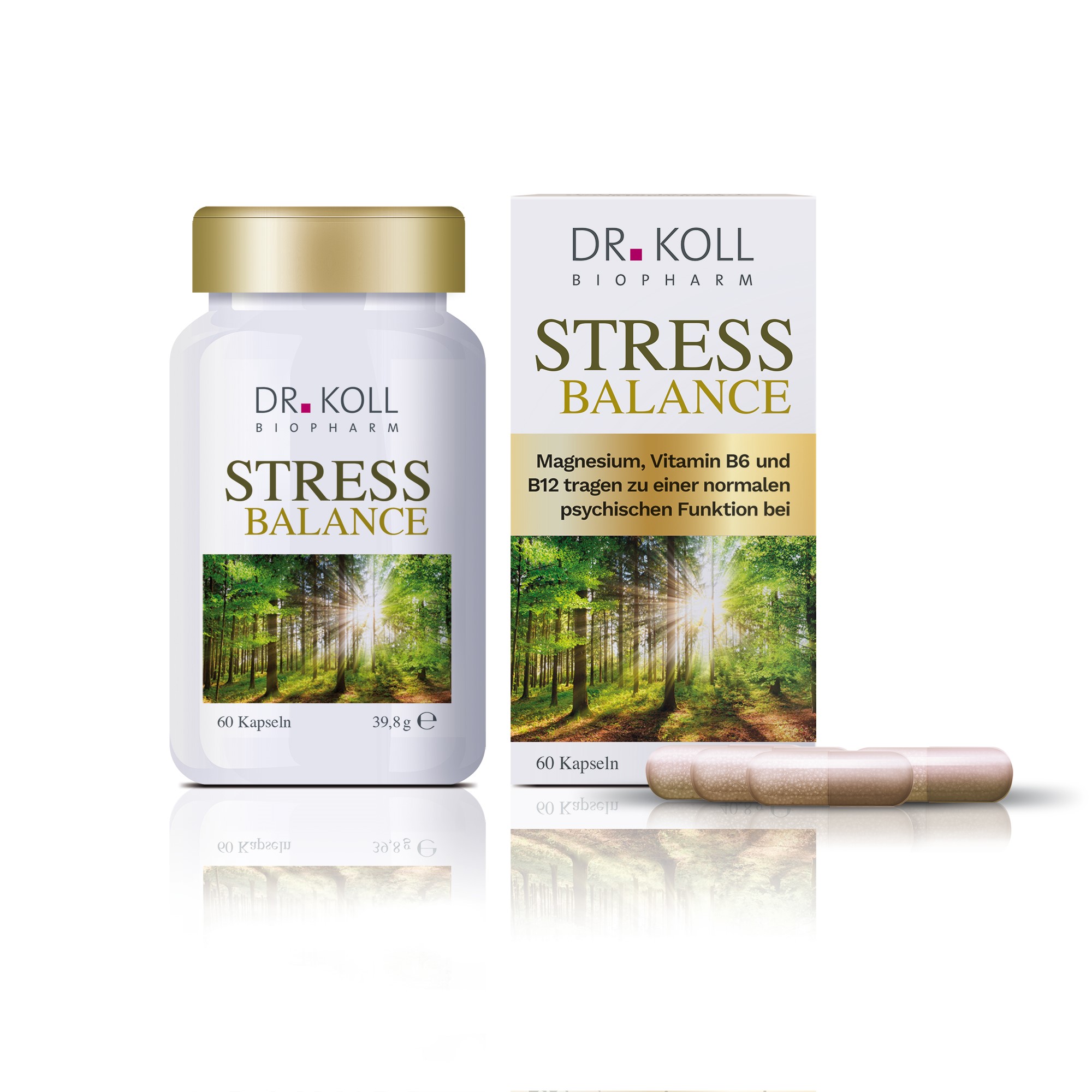 DR. KOLL BIOPHARM STRESS BALANCE Dr.Koll Vitamin B6+B12+Magnesium
