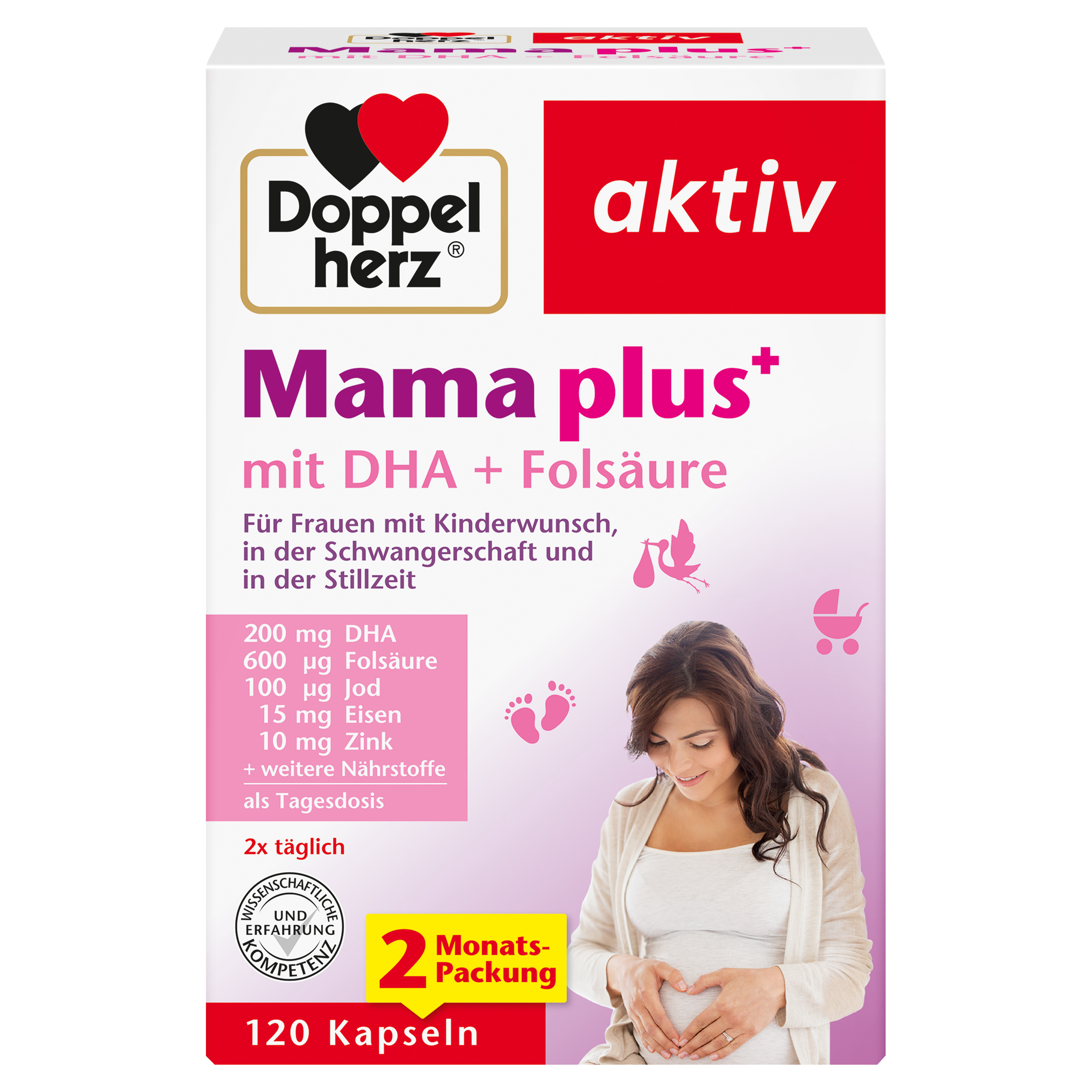 Doppelherz DOPPELHERZ Mama plus mit DHA+Folsäure Kapseln