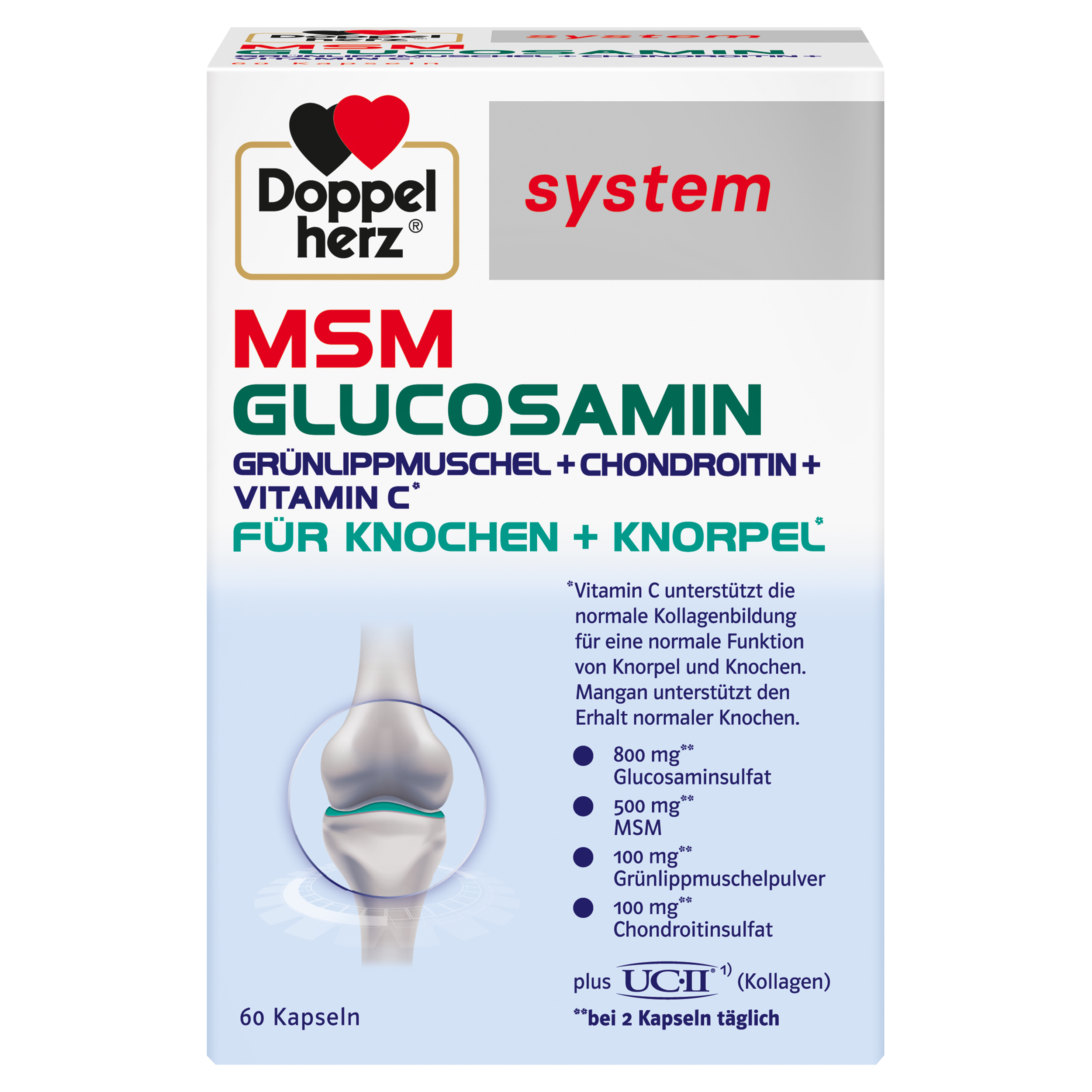 Doppelherz DOPPELHERZ MSM Glucosamin system Kapseln