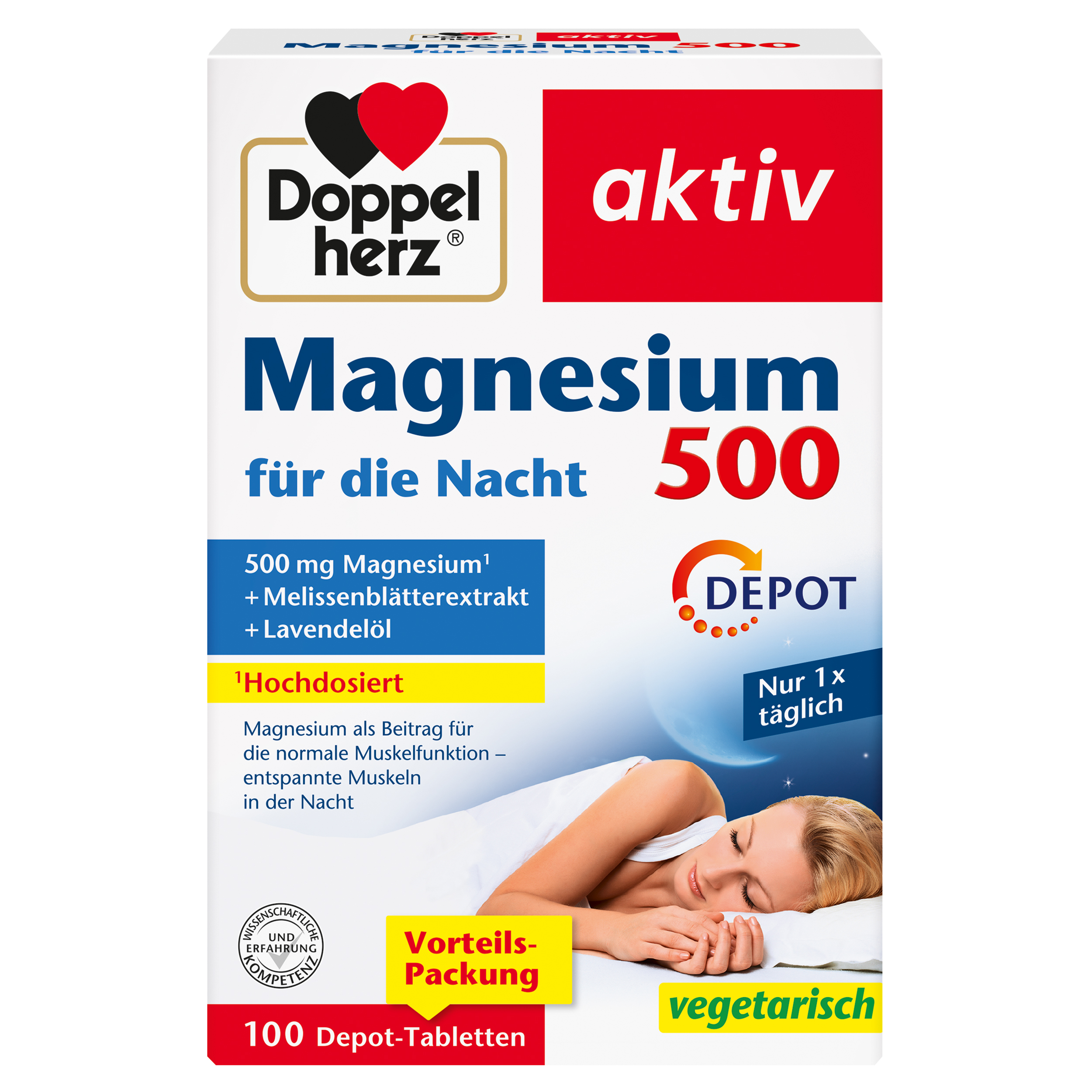 Doppelherz DOPPELHERZ Magnesium 500 Nacht Tabletten