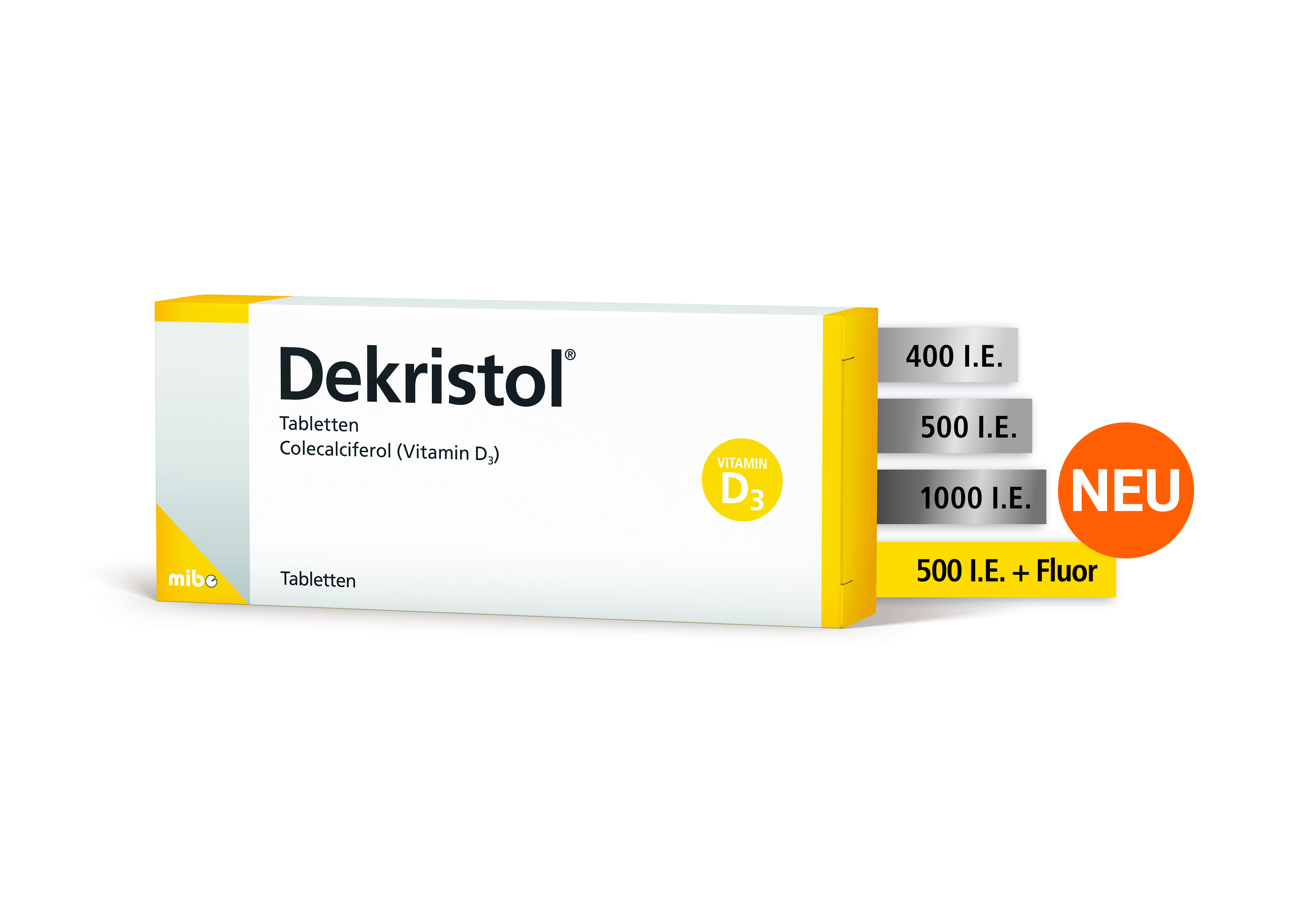 DEKRISTOL Fluor 500 I.E./0,25 mg Tabletten